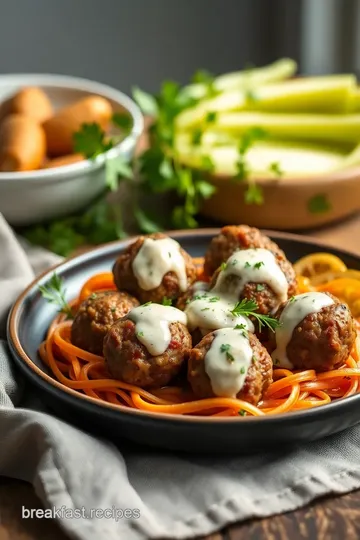 Cold Venison Meatball Lunch Bites presentation