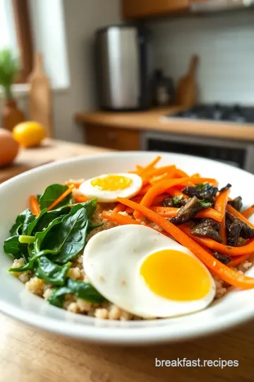 Korean Breakfast Rice Bowl steps