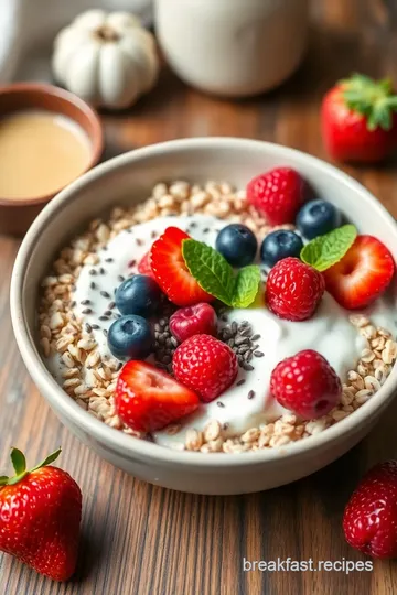 Radiant Berry Breakfast Bowl presentation