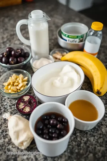 Refreshing Mangosteen Smoothie Delight ingredients