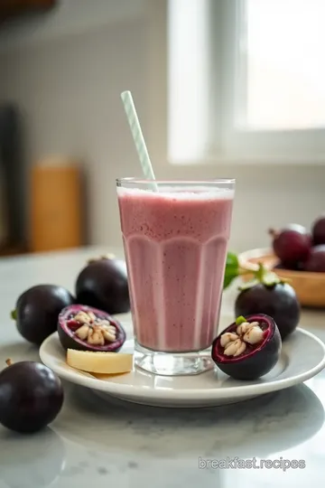 Refreshing Mangosteen Smoothie Delight steps