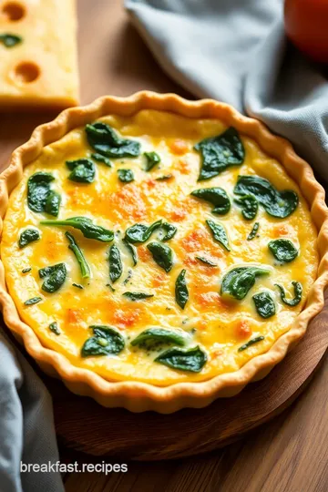 Savory Deep Dish Quiche Delight presentation