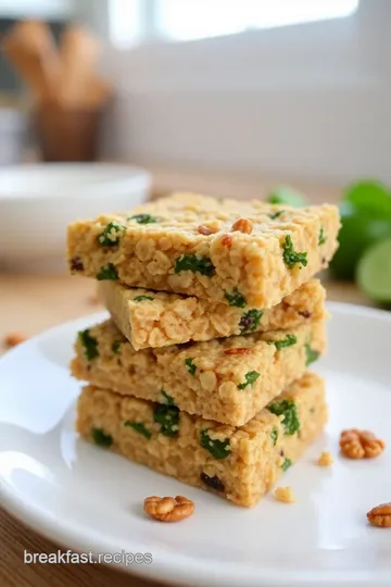 Savory Power Bars steps