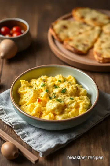 Scrambled Eggs Parsi Egg Akuri Delight presentation