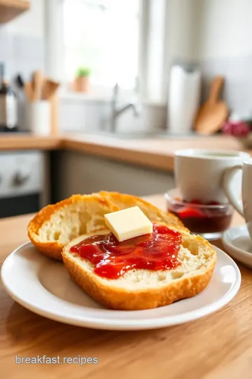 Simple French Breakfast steps