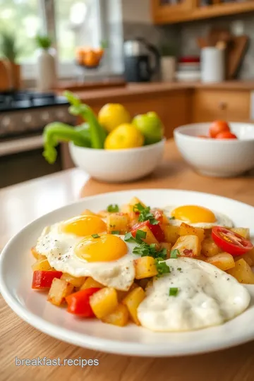 Breakfast Skillet with Potatoes & Eggs steps