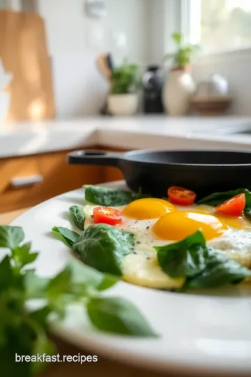 Easy Skillet Eggs with Fresh Veggies steps