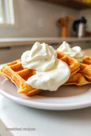 Fluffy Sour Cream Waffles: A Quick & Delicious Breakfast steps