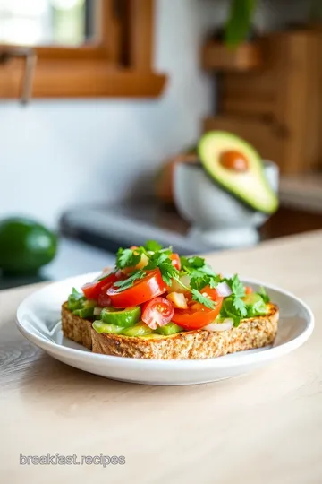 Sourdough Avocado Toast with Fresh Guacamole steps