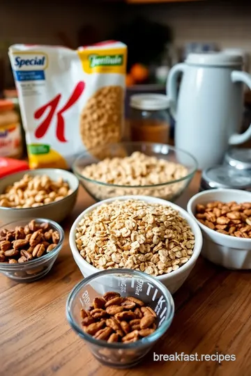 Special K Cereal Energy Bars ingredients