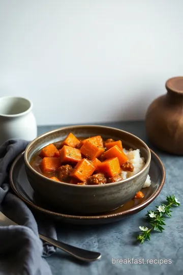 Stewing Yam in Flavorful Sweet Potato Delight steps