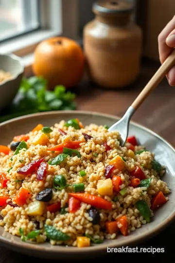 Stir-Fried Quinoa with Fresh Vegetables steps