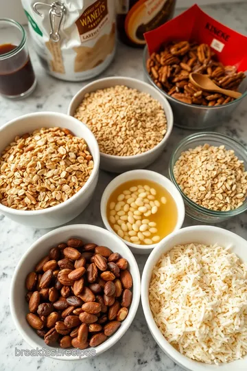 The Perfect Healthy Granola ingredients