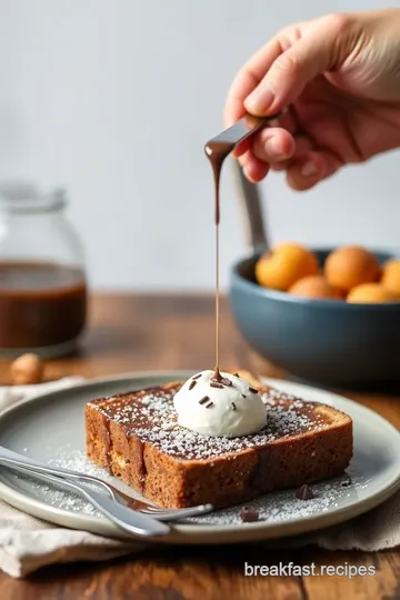 Chocolate Toast: Quick & Delicious Treat presentation