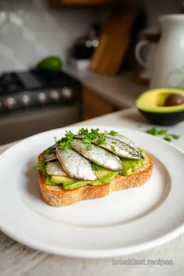 Sardines on Toast with Avocado steps