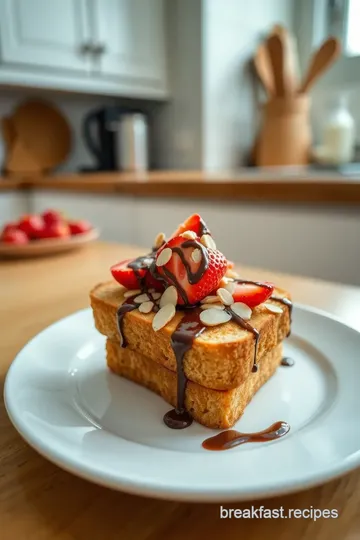 Strawberry Nutella Toast steps