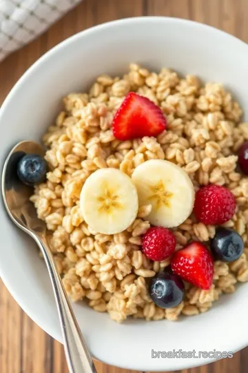 Triple-Oat Breakfast Cereal presentation