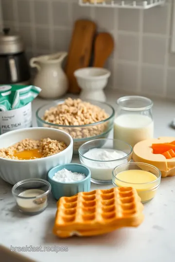 Ultimate Whole Wheat Waffles ingredients