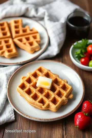 Ultimate Whole Wheat Waffles presentation