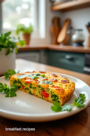 Vibrant Veggie Frittata with Cilantro Sauce steps