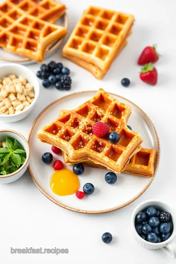 Colorful Waffles Recipe ingredients