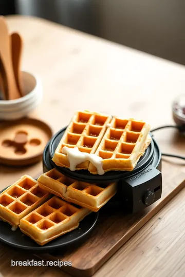 Fluffy Waffles Recipe steps