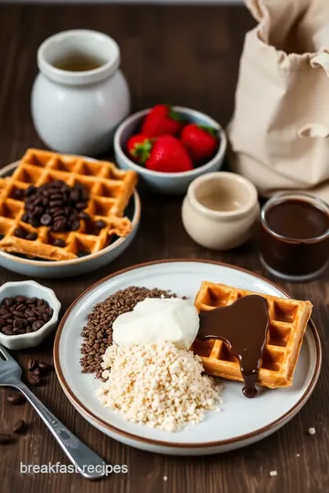 Fluffy Whole Wheat Chocolate Waffles ingredients