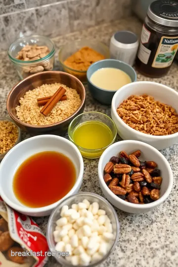 Warm and Nutty Cinnamon Quinoa ingredients