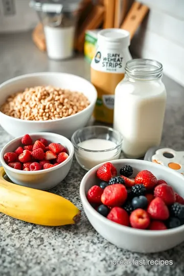 Wheat Berry Breakfast Bowl ingredients