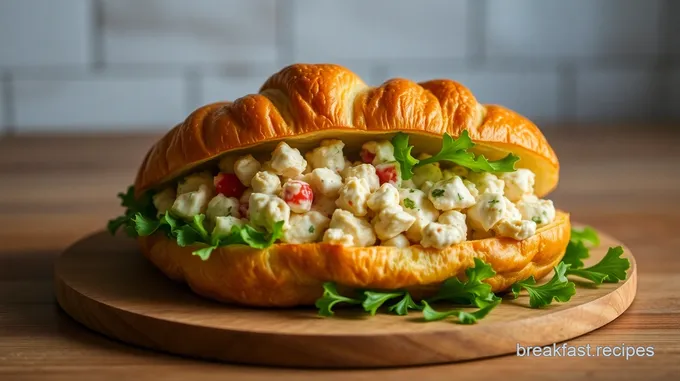 Chicken Salad Croissant Sandwiches