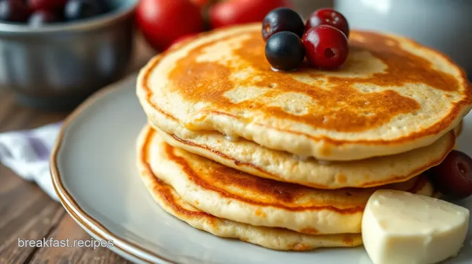 Fluffy Whole-Wheat Cottage Cheese Pancakes