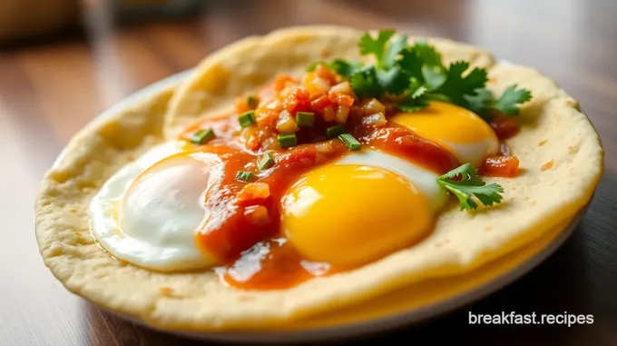 Arepas with Eggs and Hogao