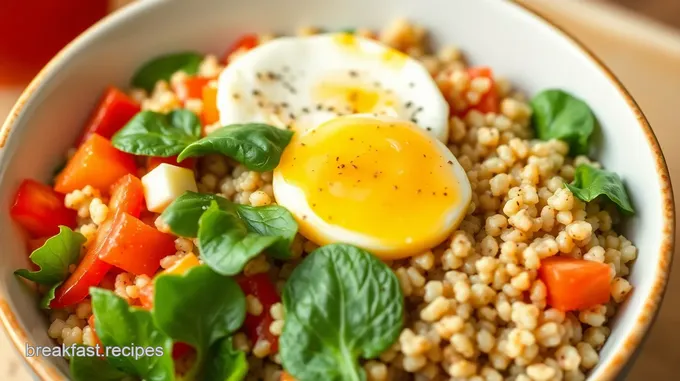 Delicious Quinoa Breakfast Bowl